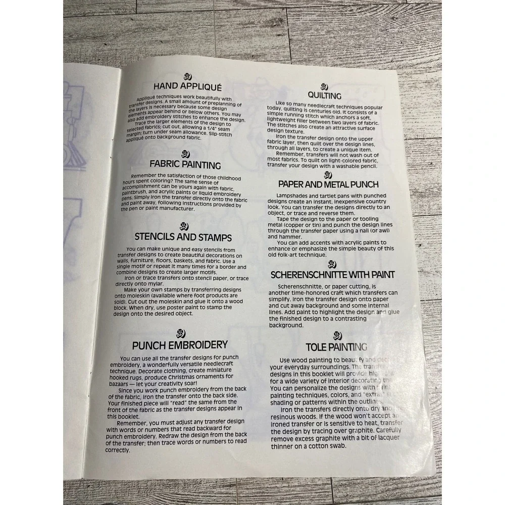 Alphabet Transfer Collection Craftways Corporation 1992 Iron-on Patterns Booklet
